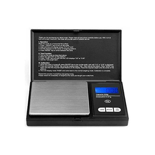 200g capacity, digital pocket scale, 0.01 accuracy