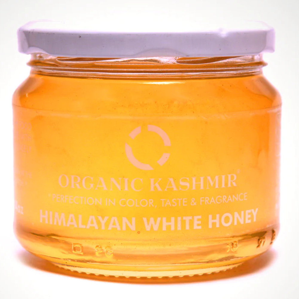 400Gr, himalayan, white honey, flavonoids and phenolic compounds, Organic Kashmir