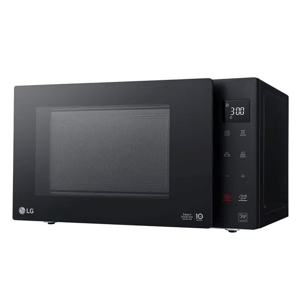 23Ltr, microwave oven, 1150W, 900W grill, digital control, LED display, smart inverter magnetron, black, LG MH6336GIB
