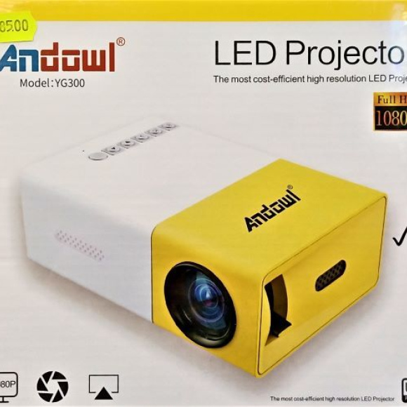 1080p, full HD, led projector, led light, HDMI port, Andowl