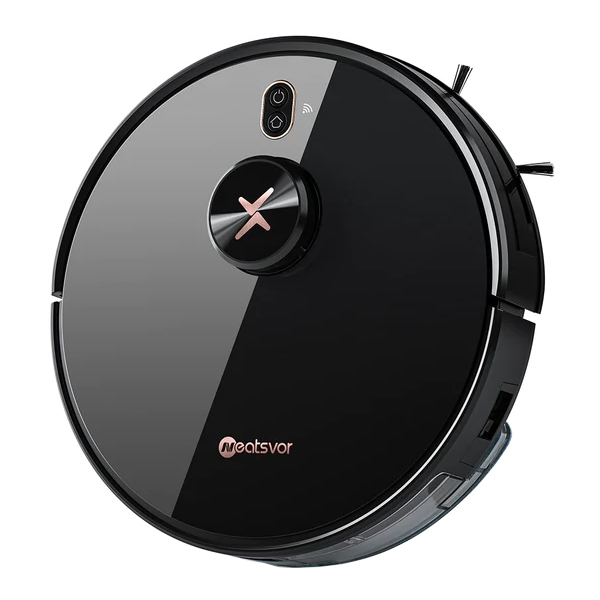 Wi-Fi, robot vacuum cleaner, wet & dry floor, LDS laser & gyroscope, map-saving, black, NEATSVOR X600 PRO
