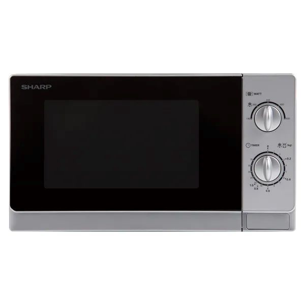 20Ltr, microwave oven, 800W, mechanical control, grey, SHARP R20DS