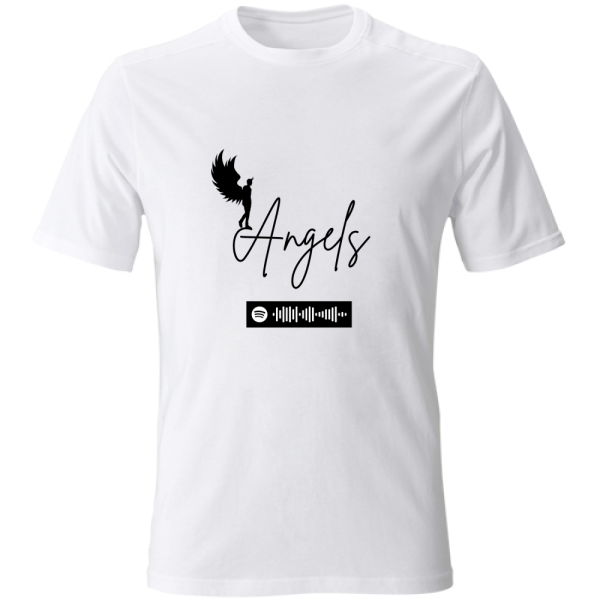 Spotify Code, T-Shirt, Angels  by Robbie Willams