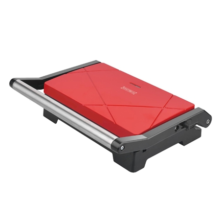 1000W, electric toaster, panini maker, red, 180° floating loop system, Royalty Line, RL-PM1000.869.1