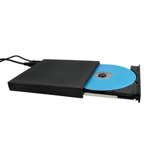 Compact, external CD player, DVD burner, USB