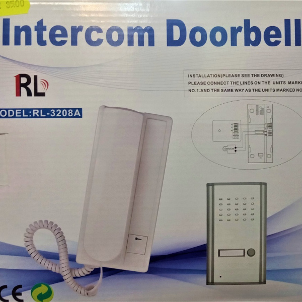 Intercom Doorbell single alluminium exterior unit