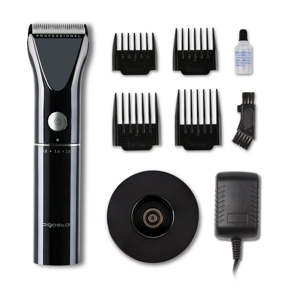 3W, hair clipper, led display, charging base, cordless hair clipper, Thor, Aigostar