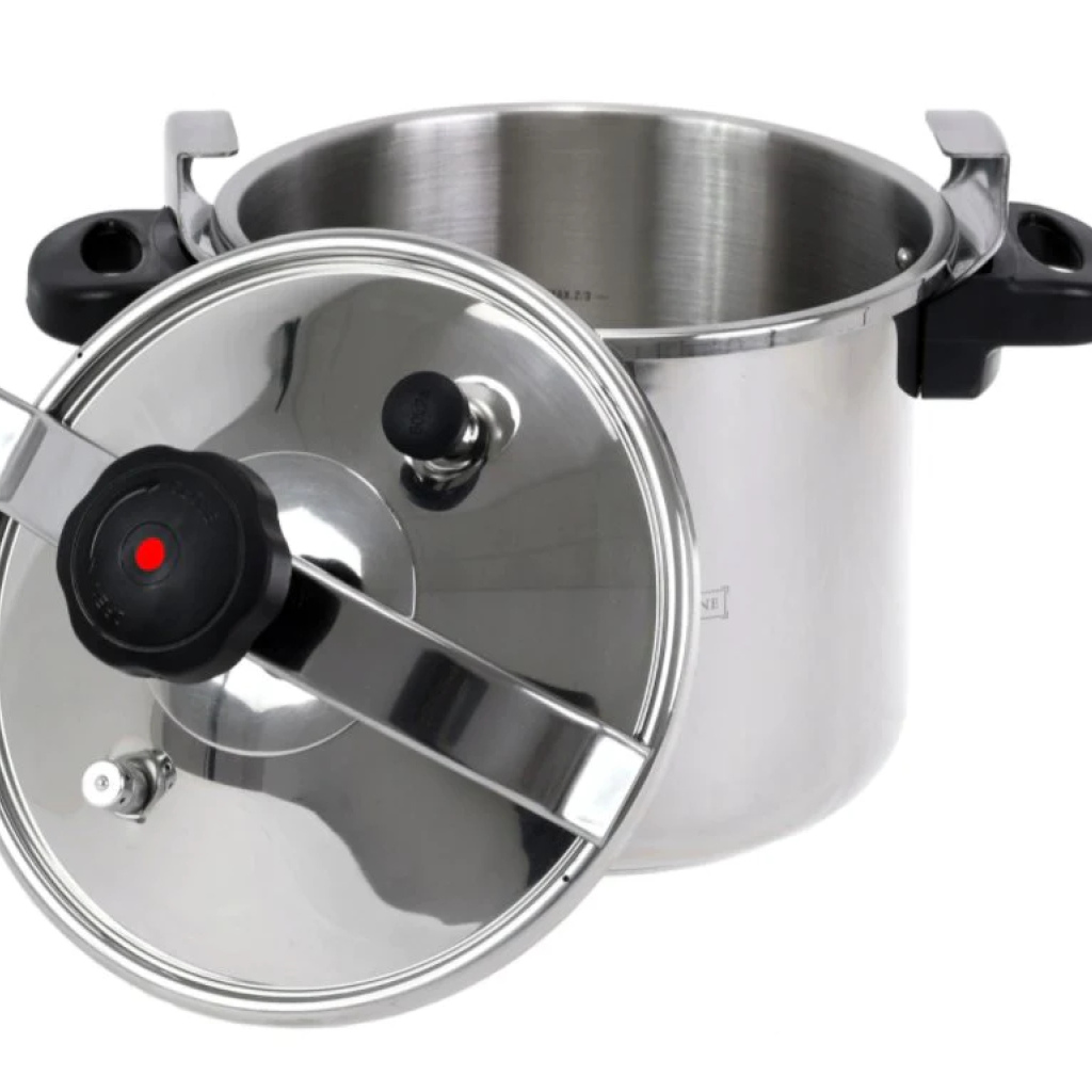 8LT, pressure cooker, 4 cooking function, stainless steel, glass lid, Royalty Line PC8-LC