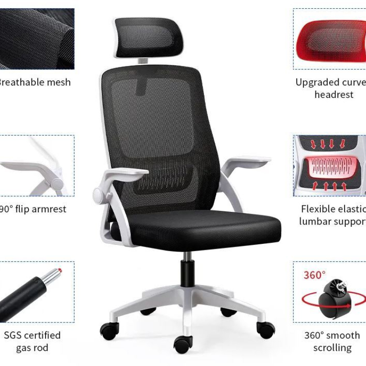 Ergonomic, office chair, 3 COLORS AVAILABLE 