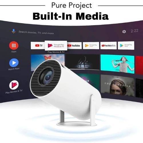 720P, WiFi, led projector, portable, 180° rotation, 5G, bluetooth 4.1, Android 11.0, Aerbes