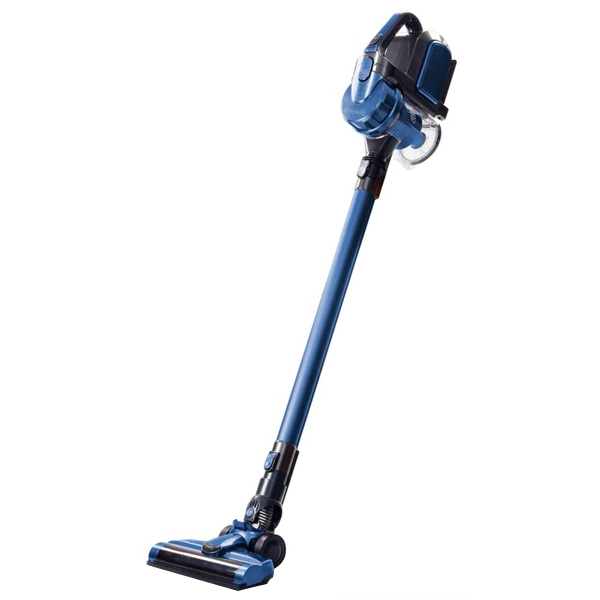 Cordless, vacuum cleaner, bagless, charging station, hepa filter, ROYALTY LINE HVC150.55R, blue