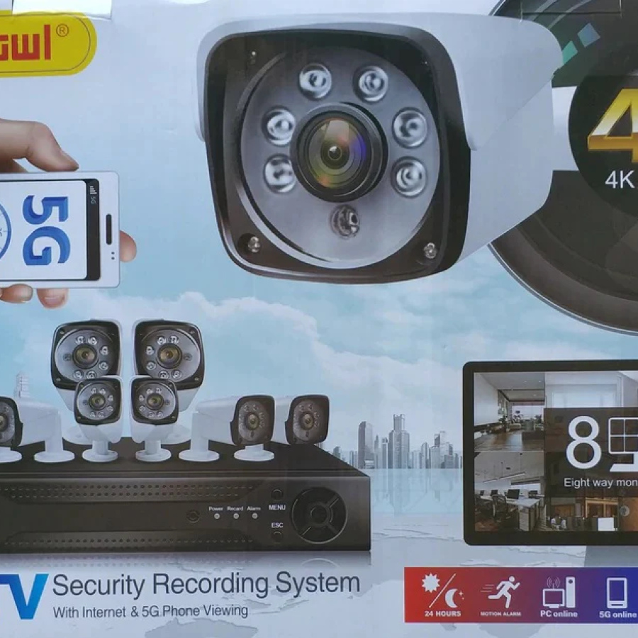 8 cameras, 8 channels DVR , HD camera kit, CCTV, recording system, Andowl Q-S80