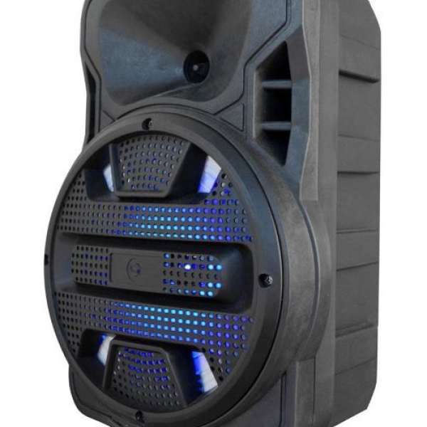 8" 10W, loudspeaker, battery-electric, LED light, bluetooth-SD-USB-FM radio, LIGE-F2