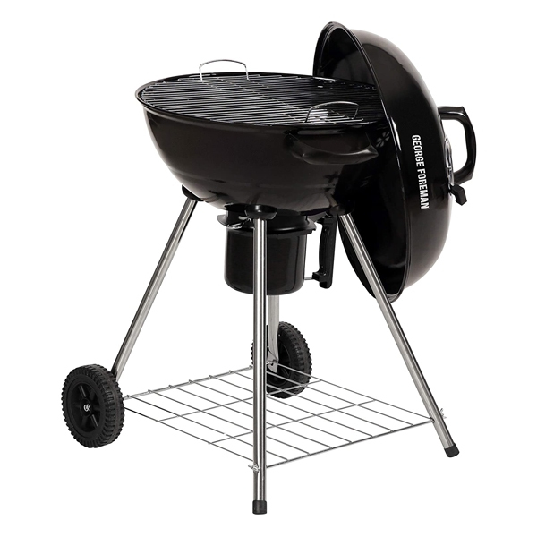 22", kettle, charcoal BBQ, outdoor barbecue, George Foreman