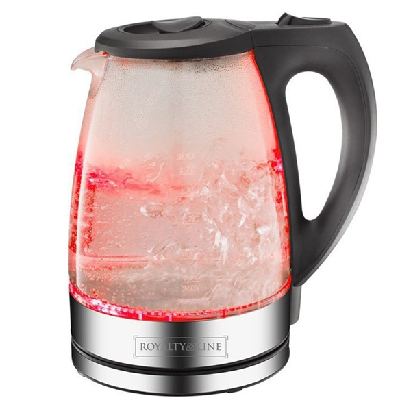 1.7LT, electric kettle, glass jug, red led backlite, auto shut-off, ROYALTY LINE, GWK2200