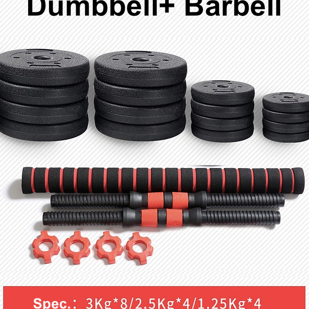 20-30- 40 KG, dumbbell set, barbell set, eco model, no rust, starting price from 65€