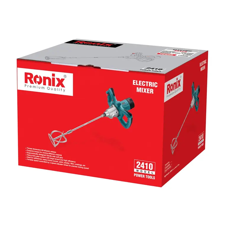 1300W, electric mixer, double speed, heavy-duty applications,  RONIX 2410