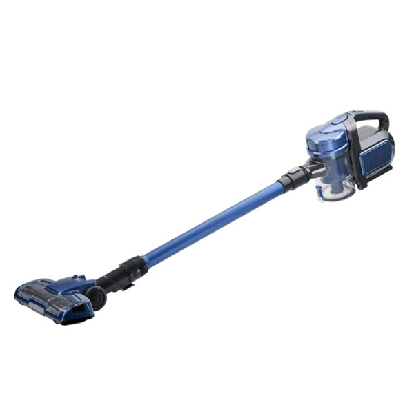 Cordless, vacuum cleaner, bagless, charging station, hepa filter, ROYALTY LINE HVC150.55R, blue