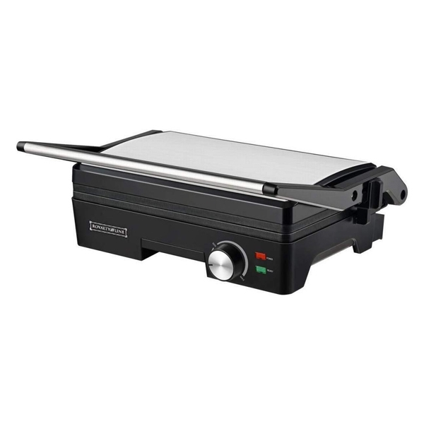 1600W, electric grill, aluminium, non-stick coating, bilateral heating, 180° degrees opening, Royalty Line RL-PME1500.869