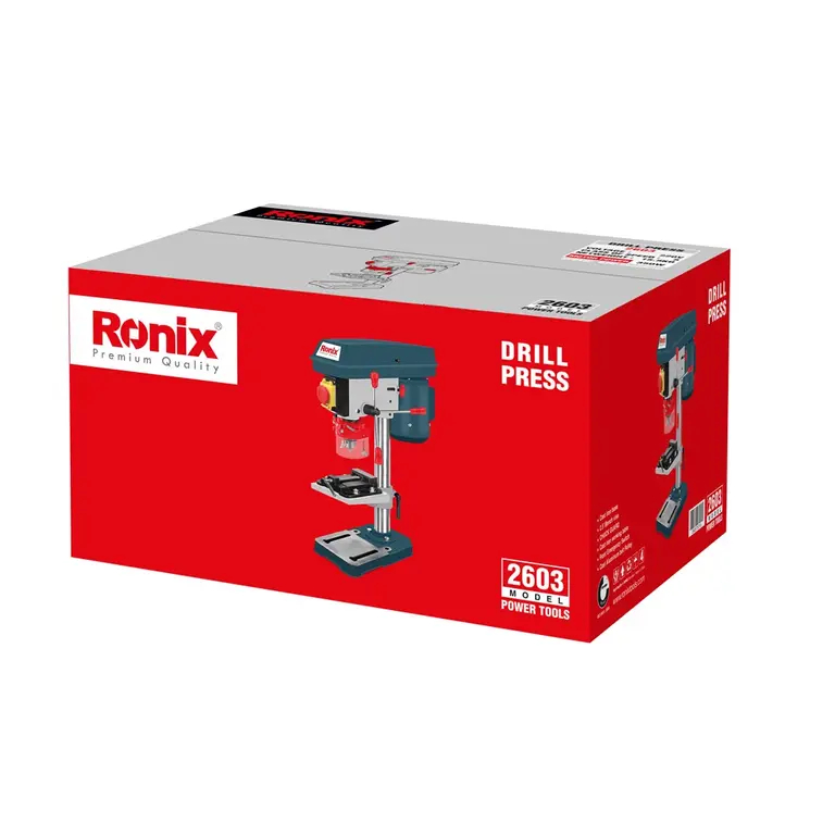 350W, 13mm, electric drill press, 5 pulley speeds, RONIX 2603
