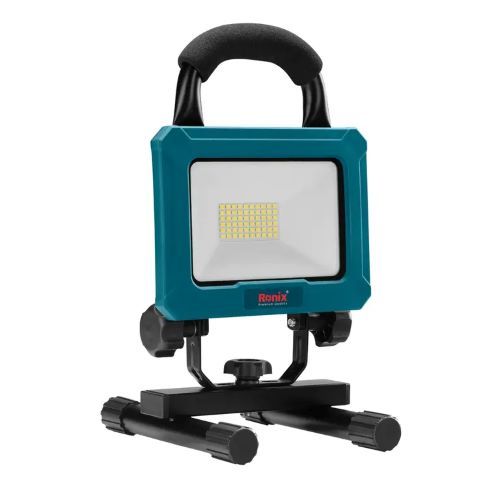 2000lm-30W-20v, cordless flood light, can light up to 1200 meters, RONIX 8607