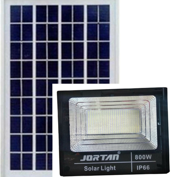 800W, led solar light, flood light, 6500K, remote control, Jortan