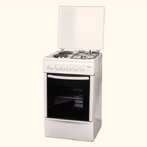 48Ltr, electric, gas, cooker, 2* gas burner + 2* electric burner, ventilated, mechanical control, CROWN CR-5050V