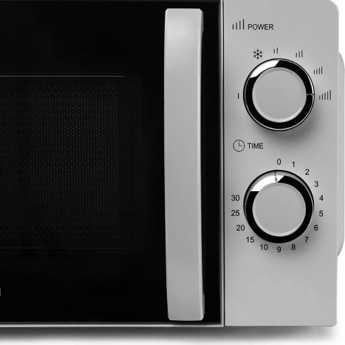 20LT, microwave, oven, 700W, mechanical control, silver, ROYALTY LINE