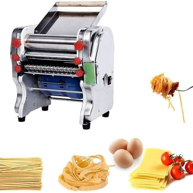 750w, electric pasta machine, stainless steel, pasta maker