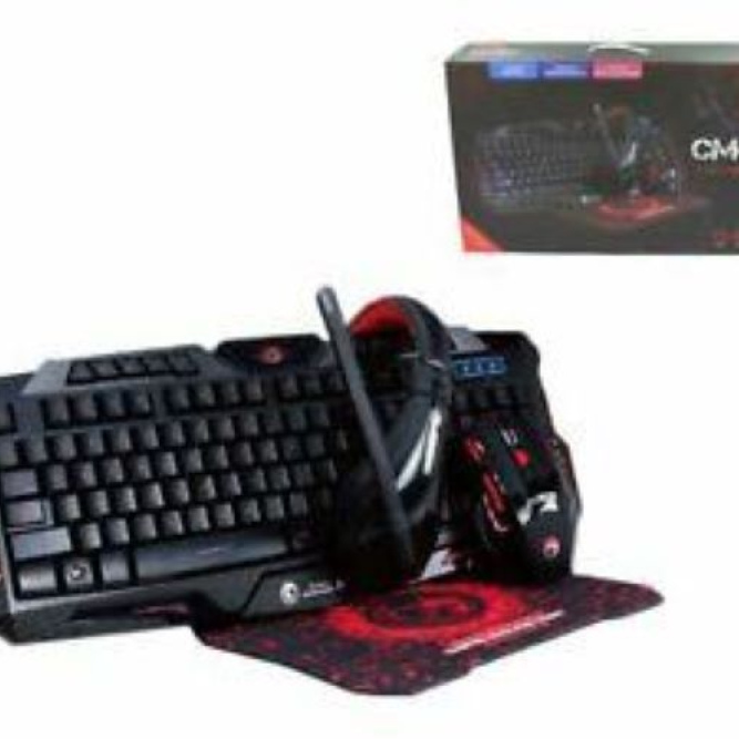 4 in1, combo set, gaming kit, keyboard, mouse, headphone, mousepad, MARVO CM401