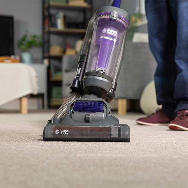 400W, bagless vacuum cleaner, highly-efficient-filter, A++ class, black purple, Pet Athena2, RUSSELL HOBBS