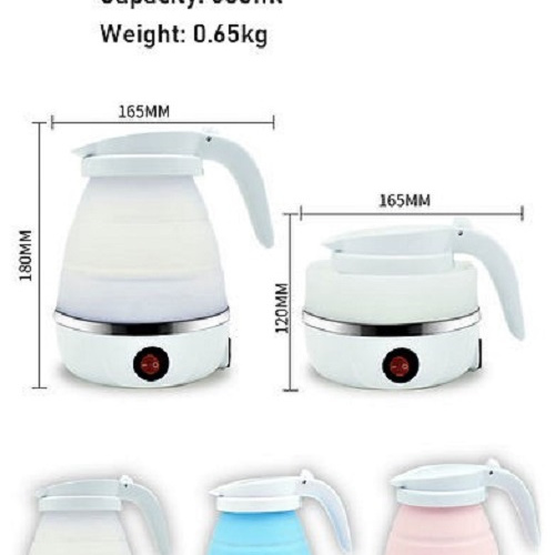 600 ML, foldable, electric kettle, 600W, travel kettle
