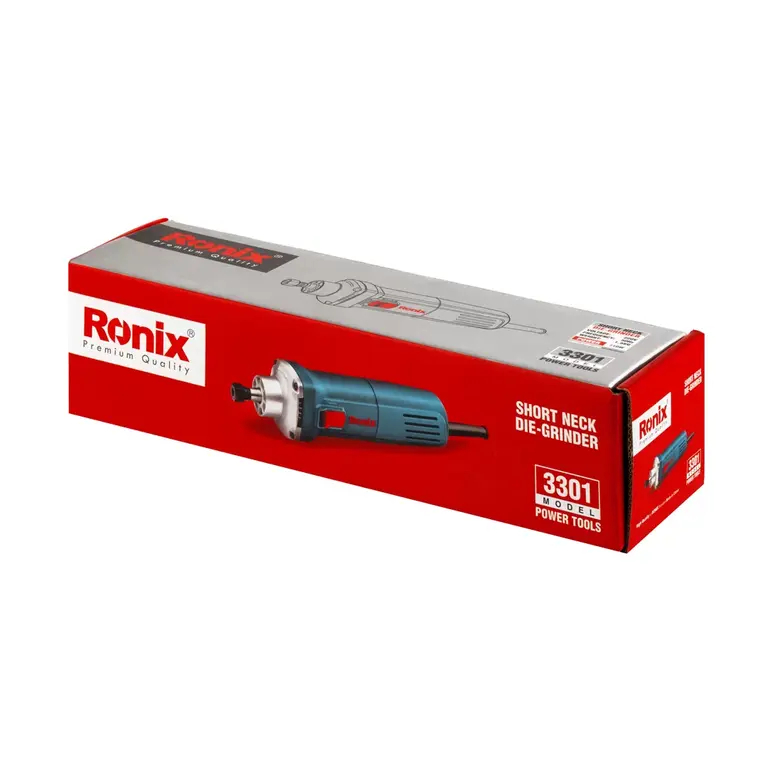 28000 RPM, 6mm, 710W, short-neck, die grinder, RONIX 3301