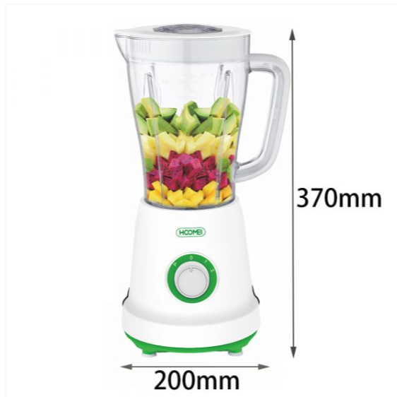 500W, fruit blender, 1.5LT, plastic jug, Hoomei, Hm-6725G