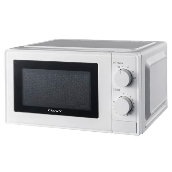 20Ltr, microwave, oven, 700W, mechanical control, white, Crown