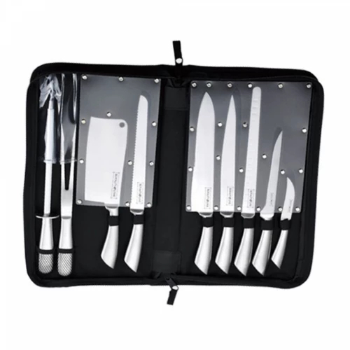 10PCS, knives, stainless steel, knife set, carrying case, Royalty Line