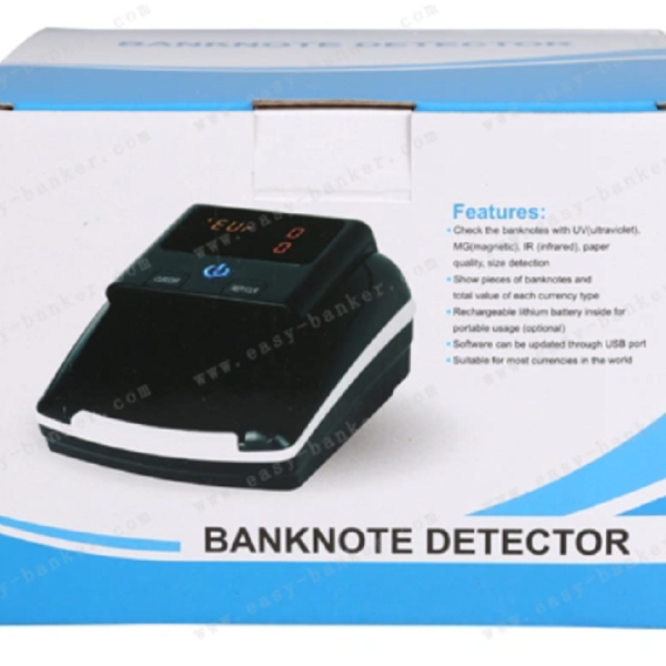 Banknote detector with UV , MG and IR