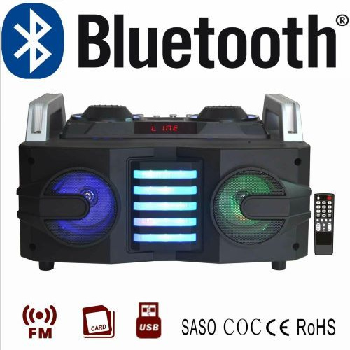 5.25 "+ 2x4", acoustic speaker, LED lights, bluetooth-SD-USB-FM Radio
