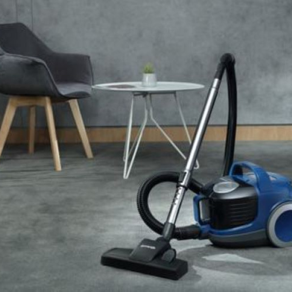 800W, bagless, vacuum cleaner, 2.2Ltr dust container, 7mtr, double HEPA filter, blue-grey, Gorenje