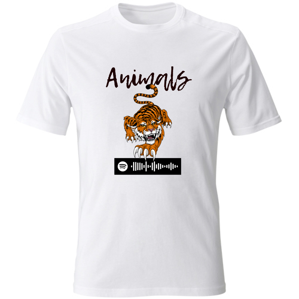 Spotify Code, T-Shirt, Animals by Martin Garrix