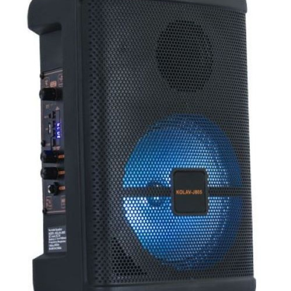 8 "20W, portable speaker, bluetooth, FM radio, USB, LED light, KOLAV-J805