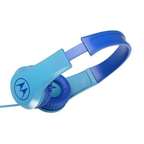 Safe volume limit, kids headphones, blue, Motorola Squads 200
