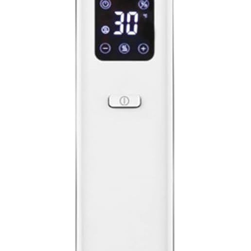 1250-2000W, floor, fan heater, eco-comfort-super mode, white, Dakota, Argoclima