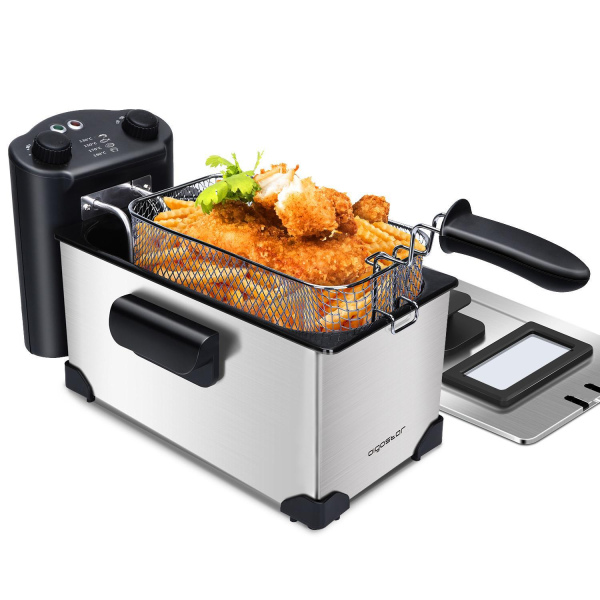 2200w, deep fryer, thermostat and timer, 3LT capacity, electric fryer, 3 LT capacity, Aigostar Kenny