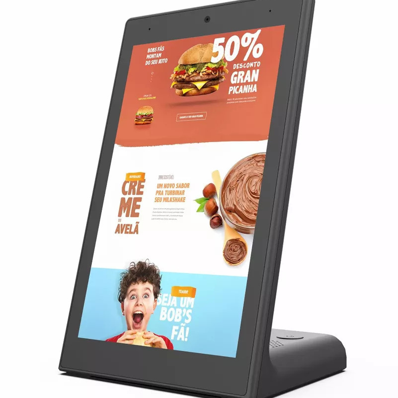 10.1", digital signage, ordering system, POE RJ45, NFC port, bar, resturants, shops