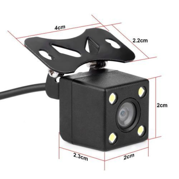 170° viewing angle, rearview camera, 2x2x2.3cm