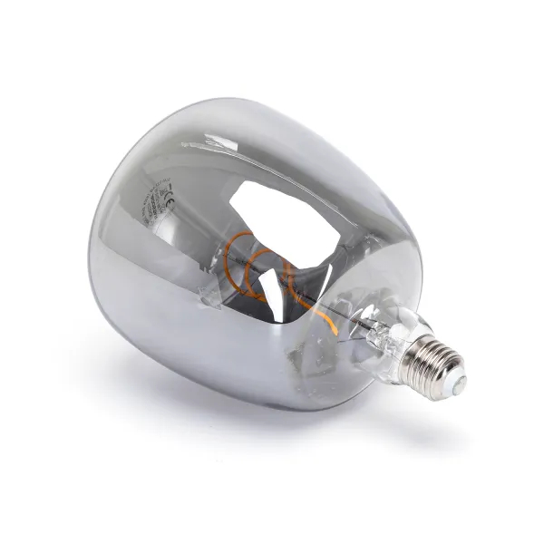 4W, gun grey, filament bulb, LED, 136lm, warm light, Aigostar