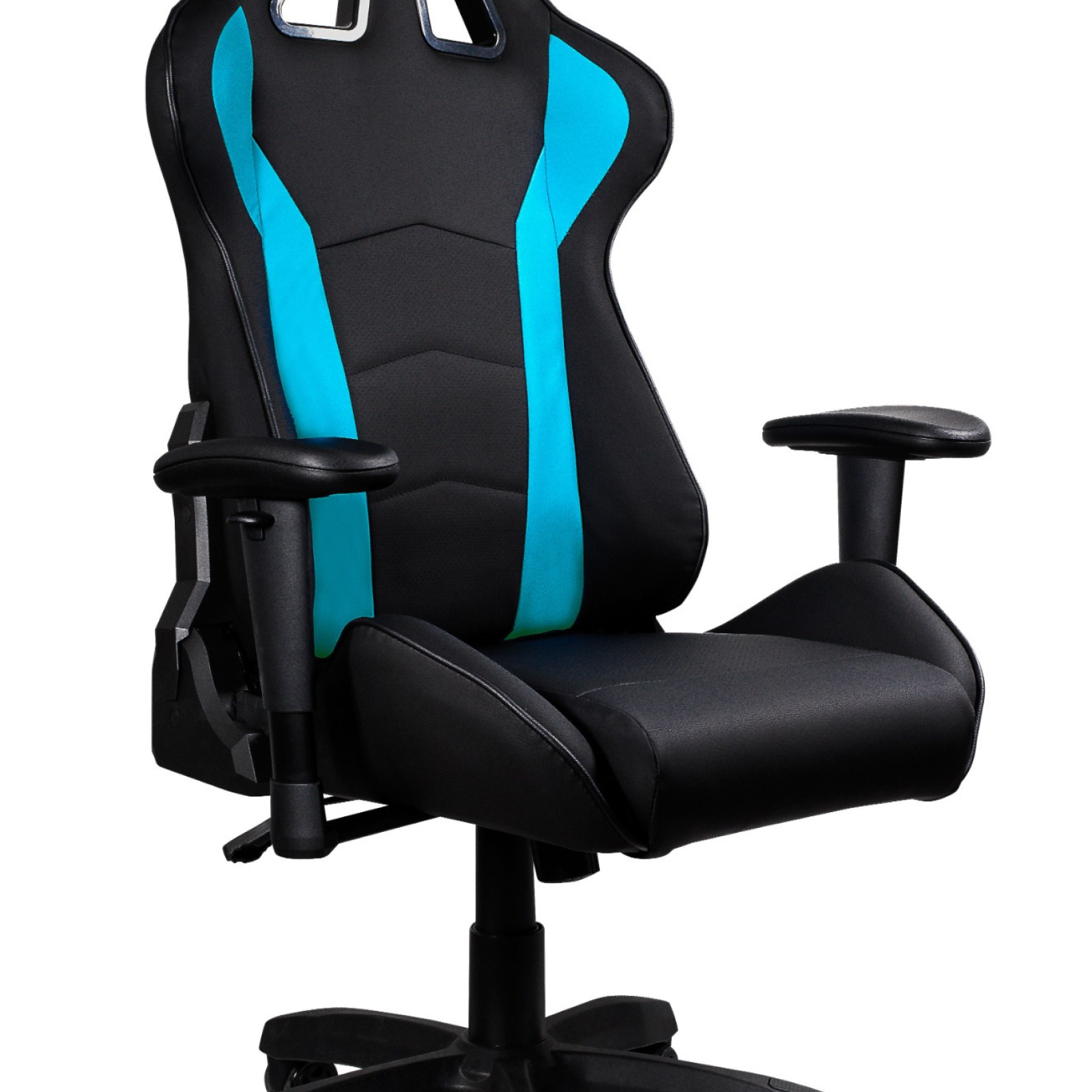 Black-Blue, gaming chair, Cooler Master, Caliber R1 