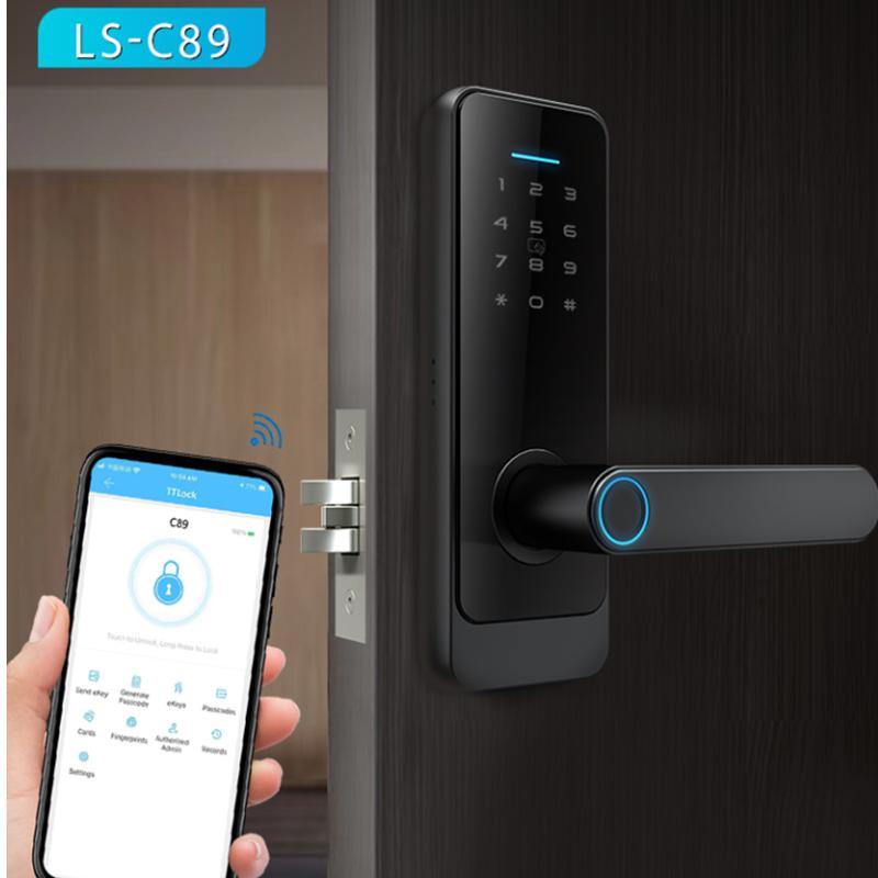 Smart, door lock, smartphone app, 5 ways unlock, Locstar C89