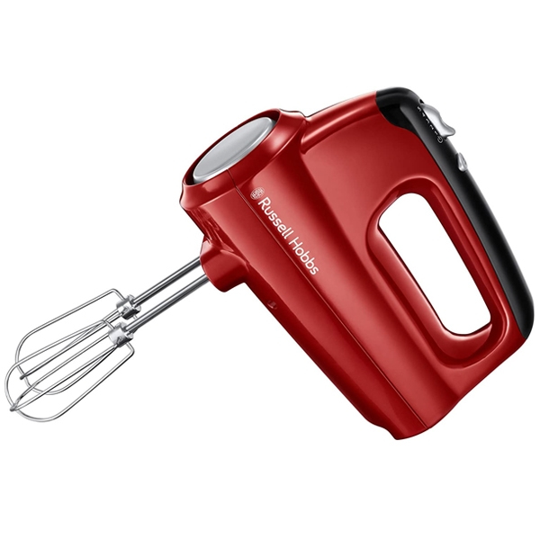 350W, hand mixer, 5 speed levels, red, Russell Hobbs Desire
